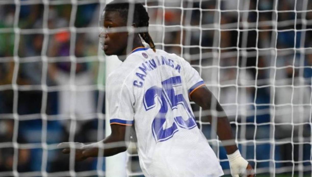 Eduardo Camavinga: El francés sería otra de las sorpresas en el 11 titular del Real Madrid para enfrentar al Manchester City por la ida de semifinales de la Liga de Campeones de Europa.