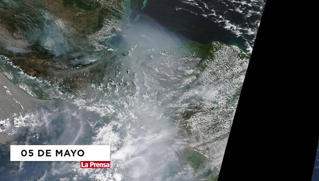 El humo se esparce sobre todo el país, uniéndose a la contaminación producida por los países vecinos.