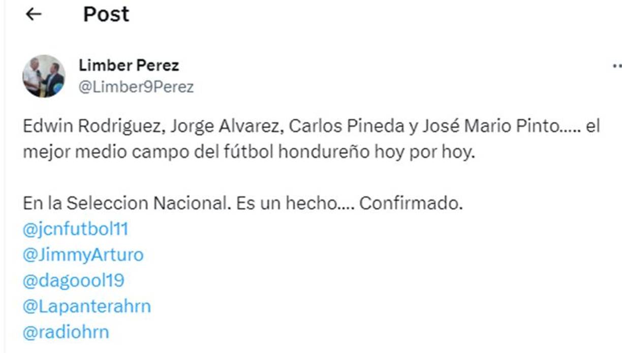 El periodista Limber Pérez. 