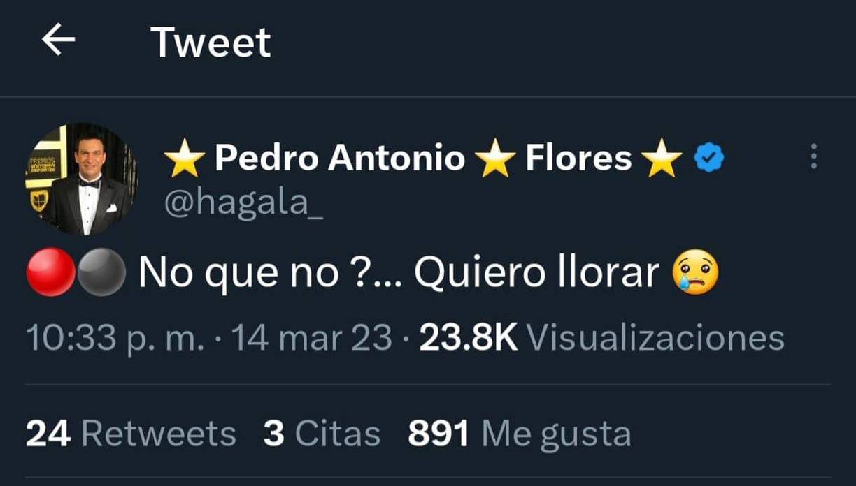 Pedro Antonio Flores se emocionó tras la victoria del Atlas.