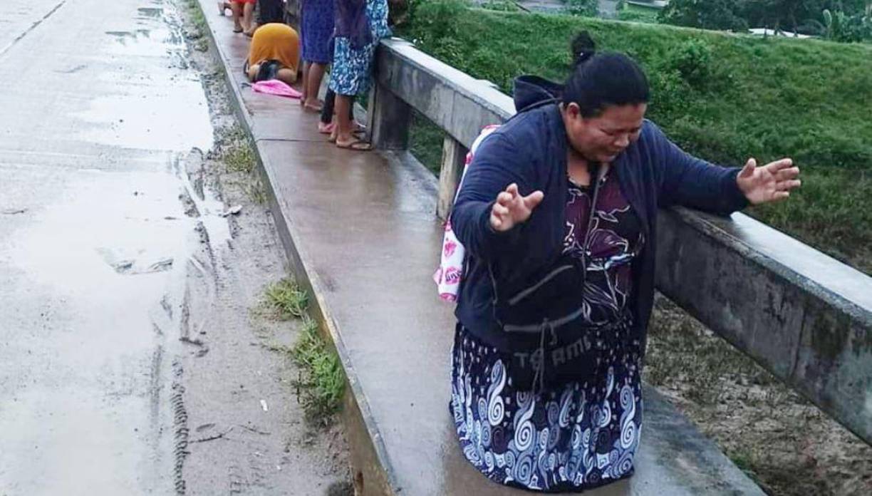 La Lima fue una de las ciudades más golpeados por los huracanes Eta e Iota y sus habitantes temen que una situación similar pueda ocurrir con la llegada de Julia.