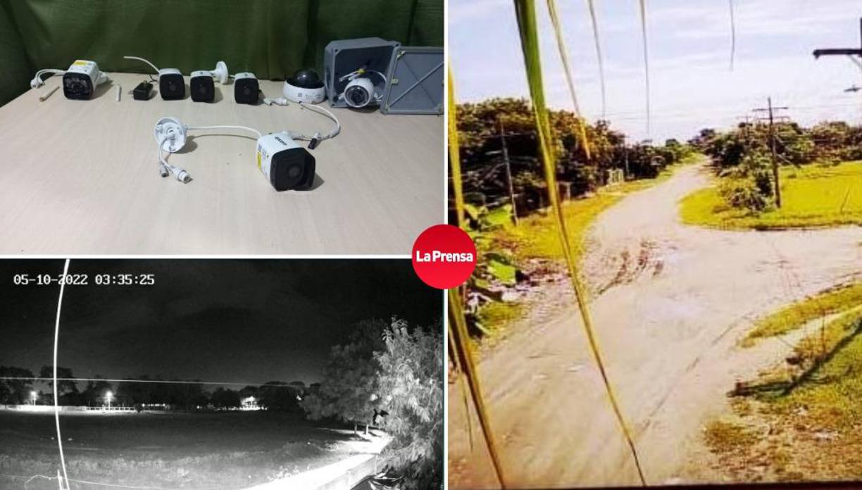 La Policía Nacional desinstaló varias cámaras de vigilancia que la Pandilla 18 mantenía en diferentes puntos de Chamelecón, San Pedro Sula, las cuales eran utilizadas para monitorear diversas actividades ilícitas.