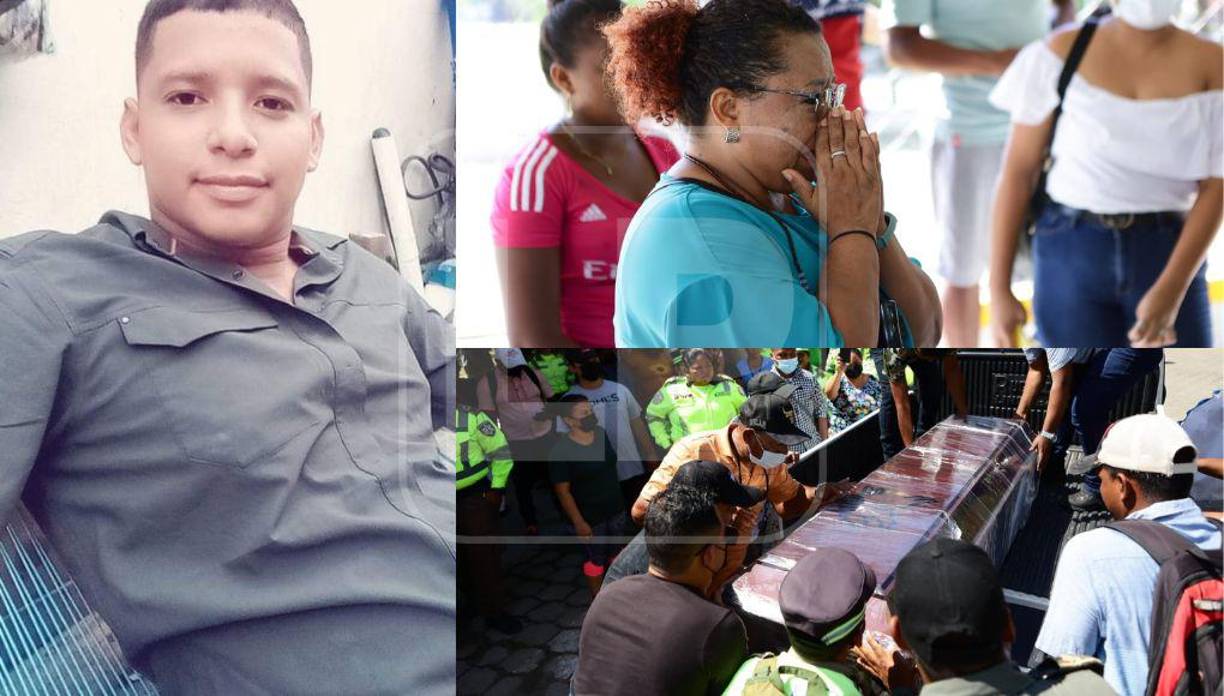 Maibeth Pamistan, policía municipal que falleció ayer en San Pedro Sula, fue trasladado a la Mosquitia. Era originario de Gracias a Dios, pero desde hace años residía con su esposa e hijos en el barrio Medina.