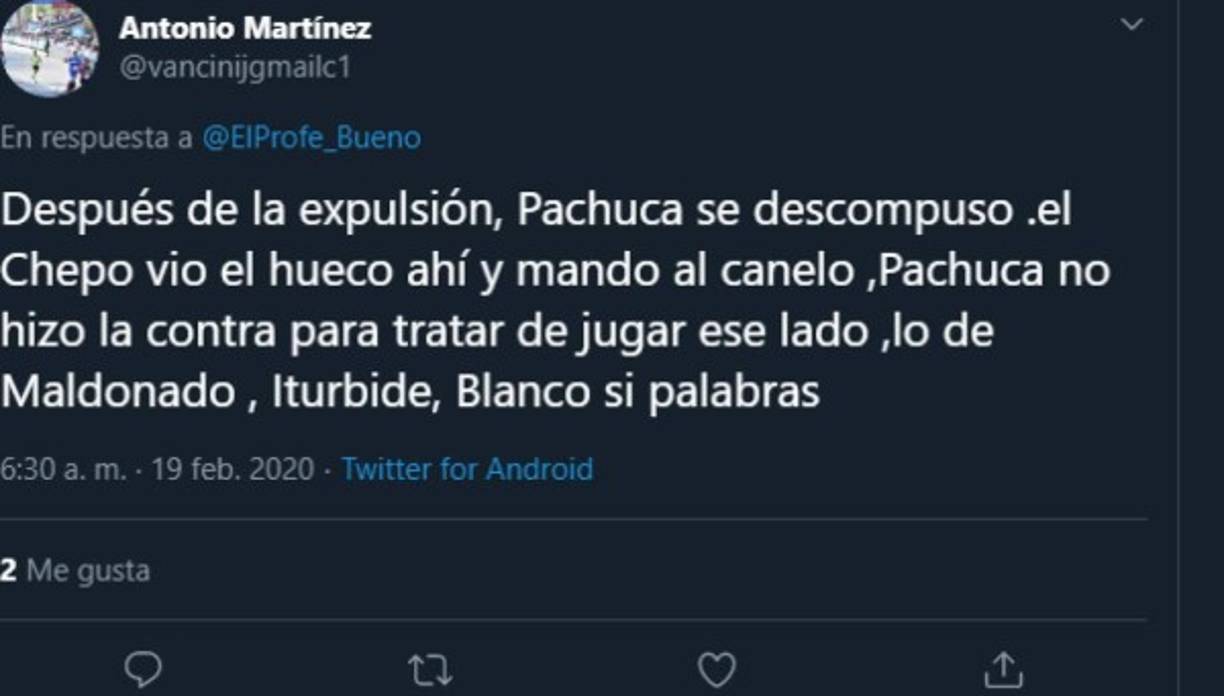 Denil Maldonado es señalado por seguidores del Pachuca.