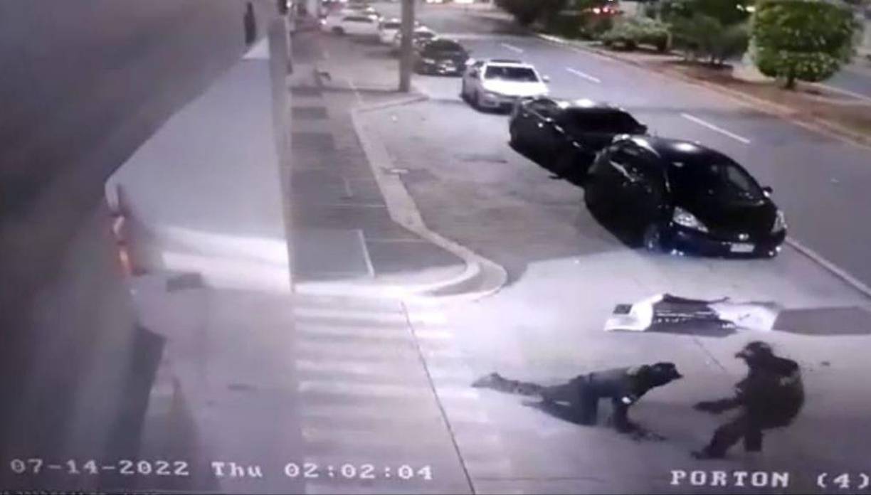 Uno de los sujetos que participó en la masacre resultó herido y supuestamente fue a un centro asistencial privado de la capital.