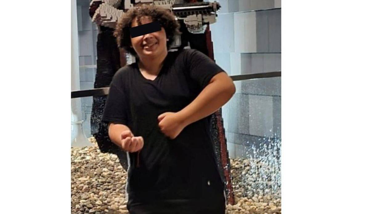 Kevin Núñez (14), hijo de Claudia, también fue apuñalado por el hondureño.