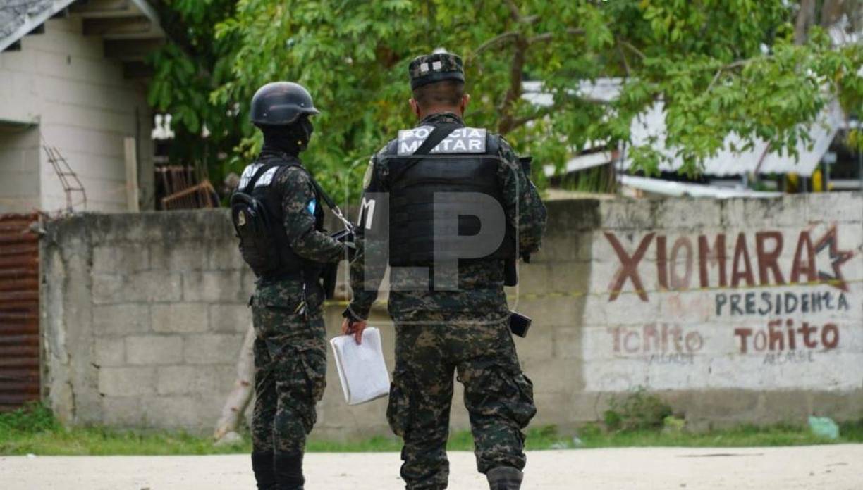 La Policía Militar acordonó la escena.