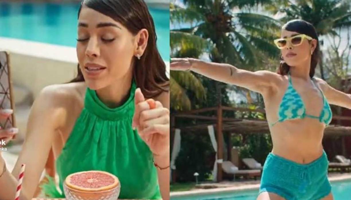 Pero recientemente la cantante se convirtió en la imagen de una ropa de marca, y en las fotos y videos promocionales luce bastante delgada, algunos internautas dicen que luce “demacrada”. 