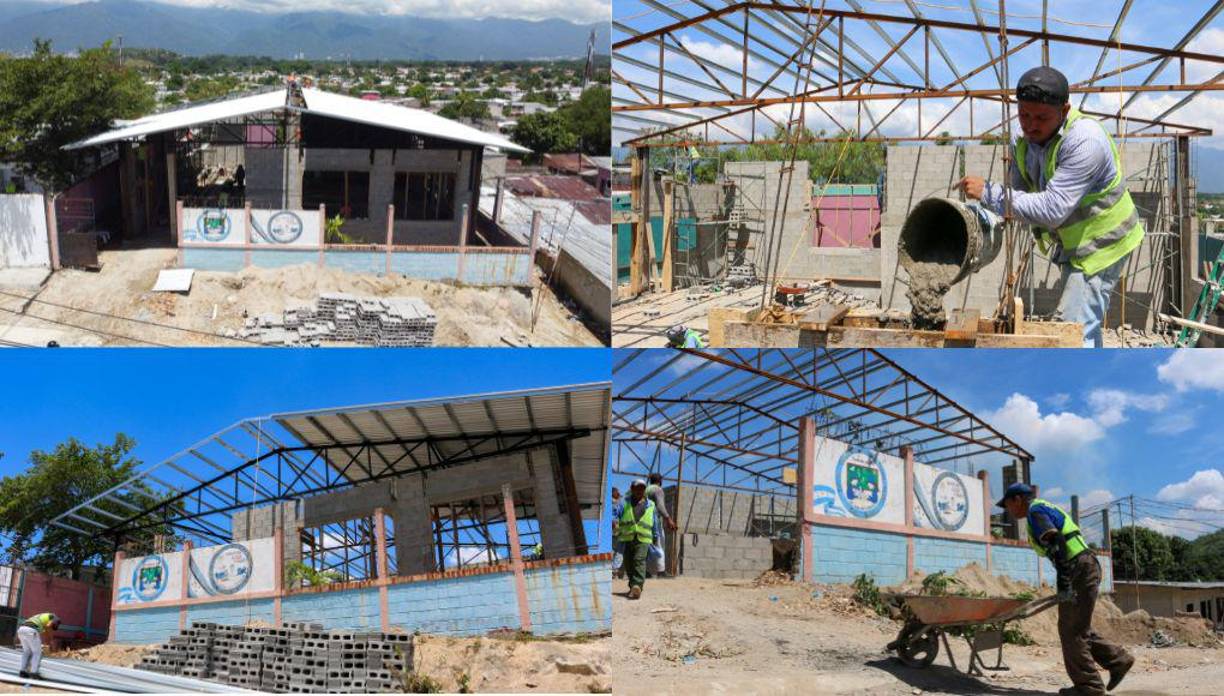 Desde hace unas semanas se ejecutan proyectos de reconstrucción en el Centro de Educación Prebásica Rosa Madrid y en el Centro Comunitario de Lomas del Carmen.El Centro Prebásico Rosa Madrid beneficia a más de 115 niños y El Centro Comunal beneficiará a alrededor de 500.
