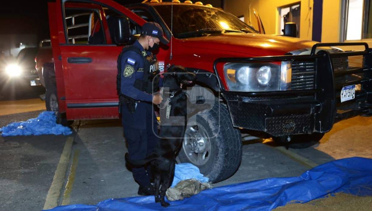 Esta fue inspeccionada en un punto policial en La Ceibita, Santa Bárbara.