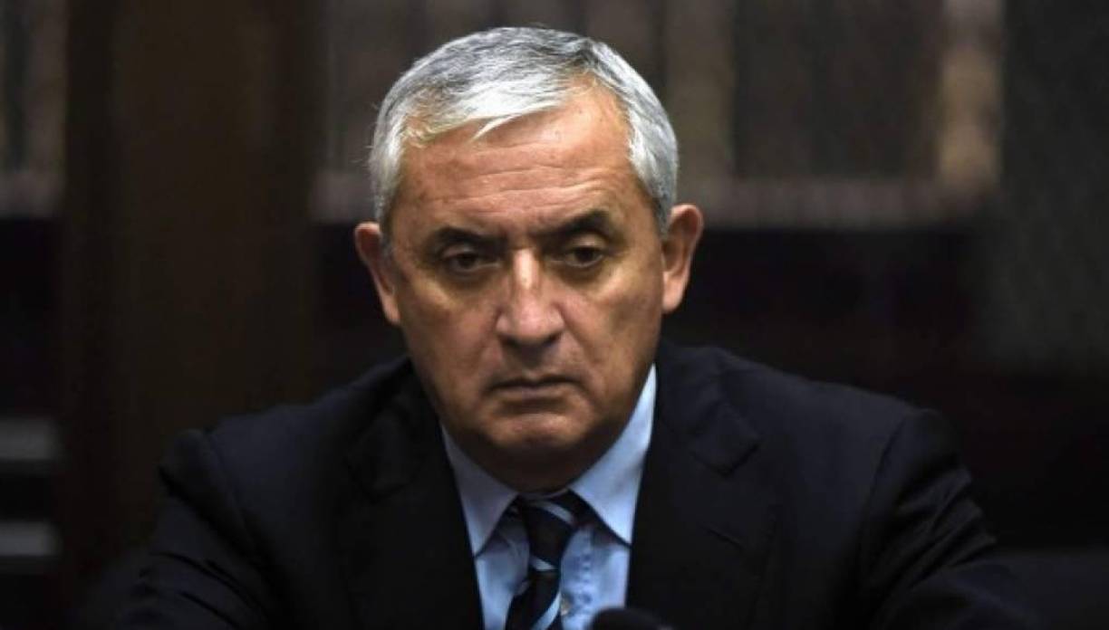 5. Otto Pérez Molina, expresidente de Guatemala (2012-2015): En 2015, el expresidente guatemalteco fue arrestado por los delitos de corrupción en un caso conocido como La Línea. 