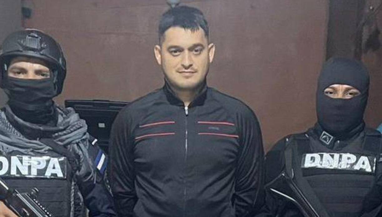 Jairo Gabriel León Caballero es el ciudadano que esta madrugada fue capturado en El Paraíso, Copán, por agentes de la Dirección Nacional Policial Antidrogas. 