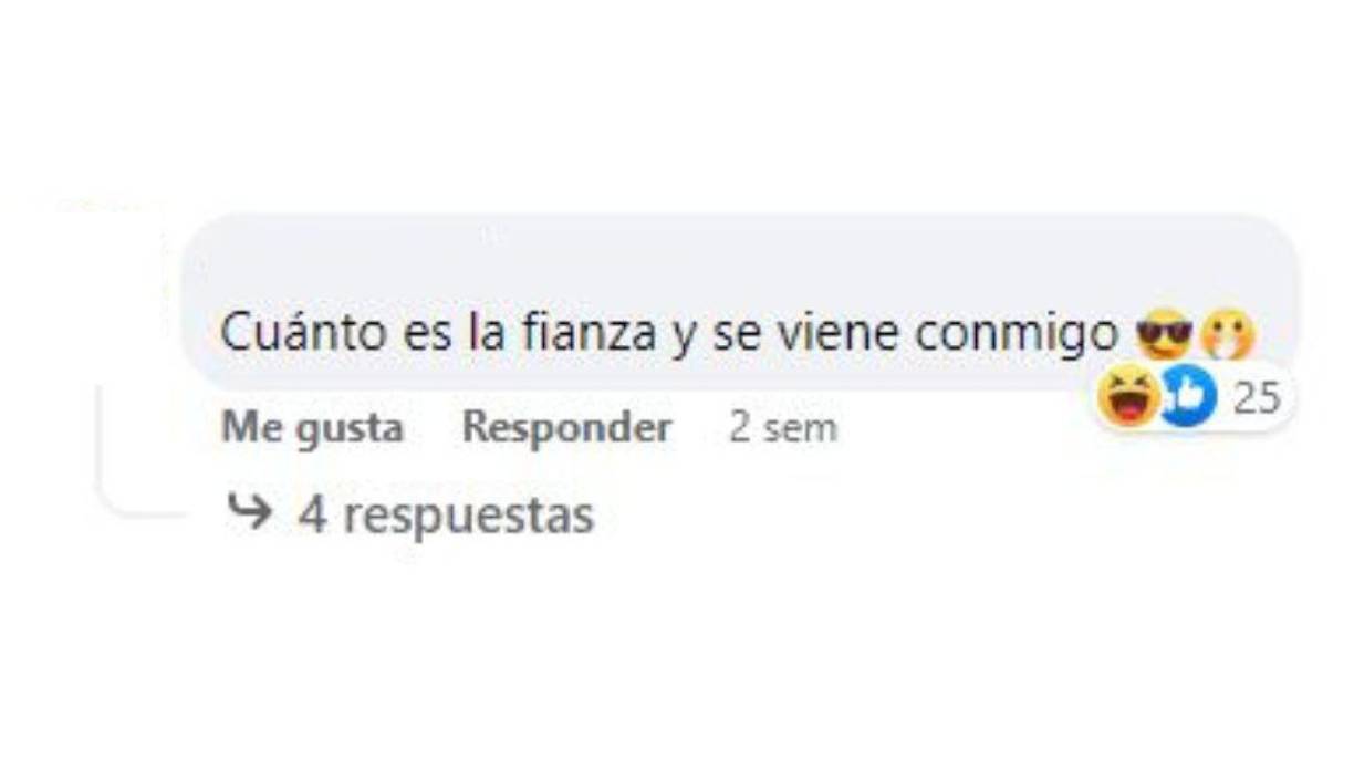 Un comentario bastante repetido fue que algunos se ofrecían a pagar la fianza de la presunta marera.
