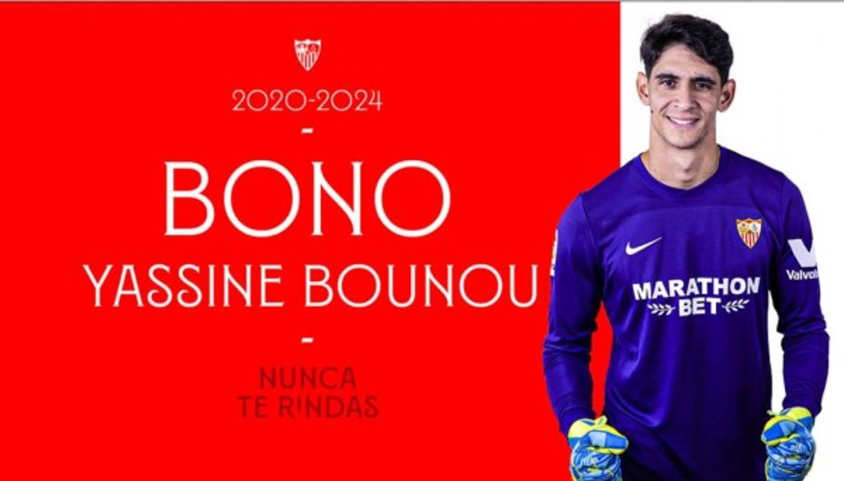 El Sevilla ha oficializado este viernes el fichaje hasta junio de 2024 del portero internacional marroquí Yassine Bono, que militó en la entidad hispalense en la campaña 19/20 como cedido por el Girona y por cuya transferencia pagará unos cuatro millones de euros, han informado fuentes de la negociación.<br/><br/>Bono, de 29 años e internacional absoluto en veintitrés ocasiones con Marruecos, llegó al Sevilla en agosto de 2019 y ha disputado dieciocho encuentros oficiales con la zamarra sevillista, entre ellos los cuatro correspondientes a la fase final de la Europa League, ganada por el equipo andaluz, en los que tuvo una brillante actuación.