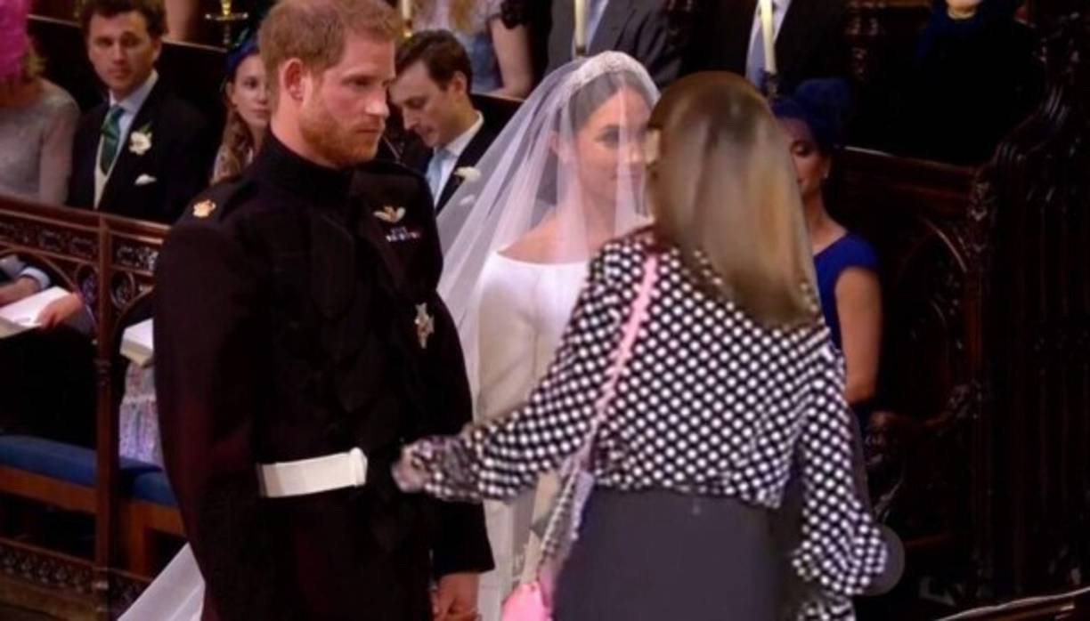 Ni la Reina Leticia se salvó de protagonizar un meme de la boda real, su altercado con la reina Sofía fue la excusa para esta imagen.