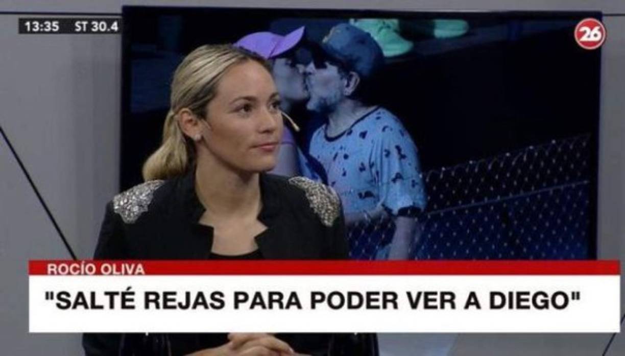 La última pareja oficial del Diego, Rocío se presentó en el estudio de televisión y, con lágrimas en los ojos, dejó la frase: “Murió solo, abandonado, triste”.