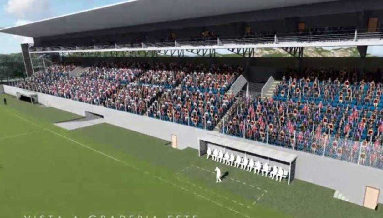 Se instalarían nuevos banquillos y los camerinos estarían bajo las gradas.