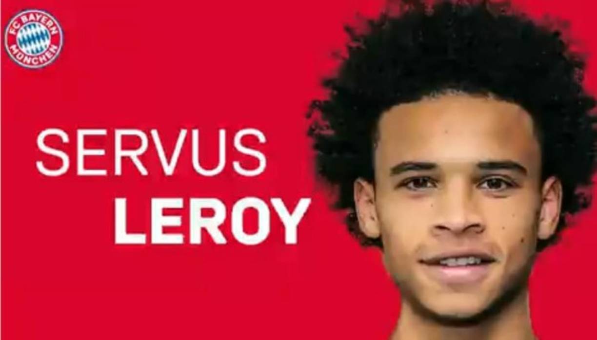 Ya es oficial. El Bayern Múnich anunció este viernes el fichaje de Leroy Sané. El extremo alemán abandona el Manchester City y regresa a la Bundesliga, donde ya vistió la camiseta del Schalke 04, reforzando así todavía más la delantera del conjunto bávaro.