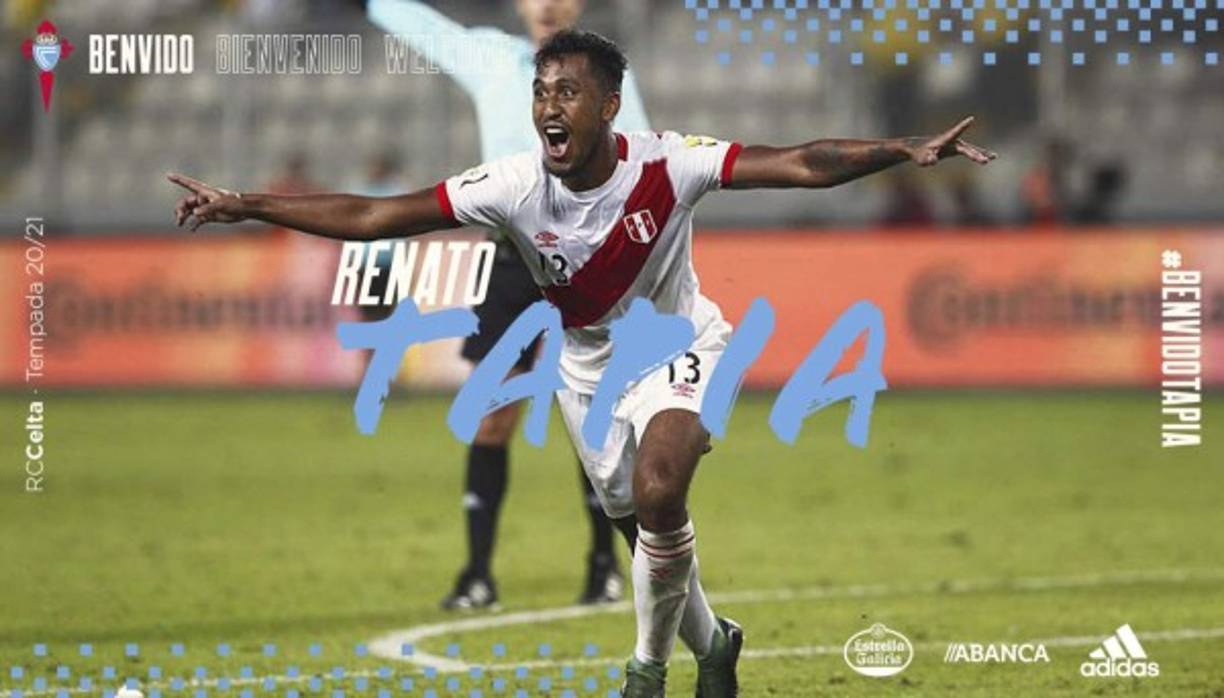 El centrocampista peruano Renato Tapia se convirtió en el primer fichaje para la temporada 2020-21 del Celta de Vigo, al que llega tras finalizar su contrato con el Feyenoord y con el que firma hasta junio de 2024.<br/><br/>Internacional absoluto con la selección peruana, con la que participó en el pasado Mundial de Rusia y en dos ediciones de la Copa América, Tapia destaca por su “despliegue físico” y su poderío “en el juego aéreo”, subraya el Celta en su comunicado.