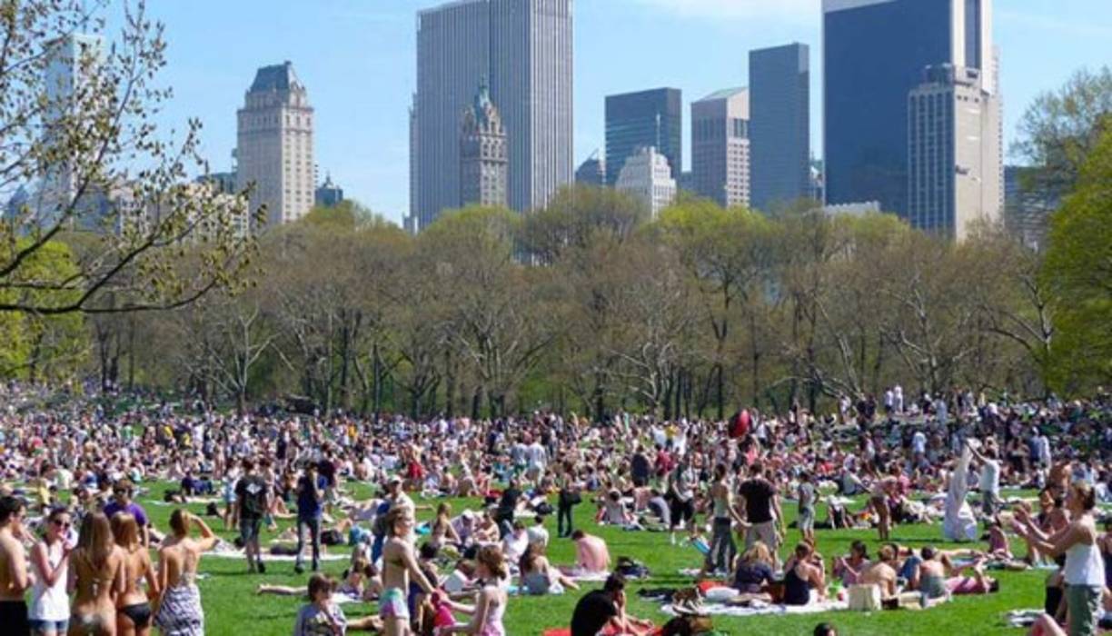 No serás el único en el Central Park.