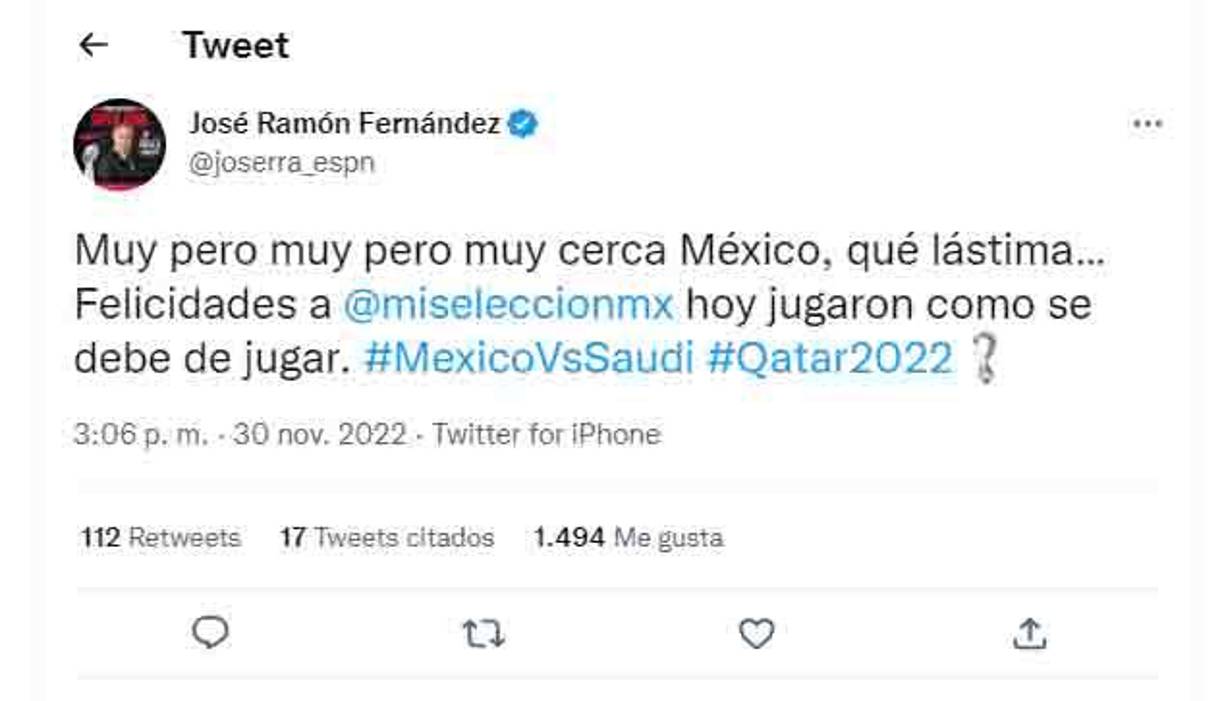 José Ramón Fernández de ESPN.