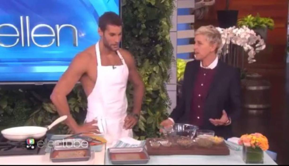 Franco Noriega ha visitado muchos programas de televisión en países como México. En Estados Unidos participó en el de la famosa comediante Ellen DeGeneres. En muchas de sus apariciones sale sin camisa para demostrar su sazón peruano.