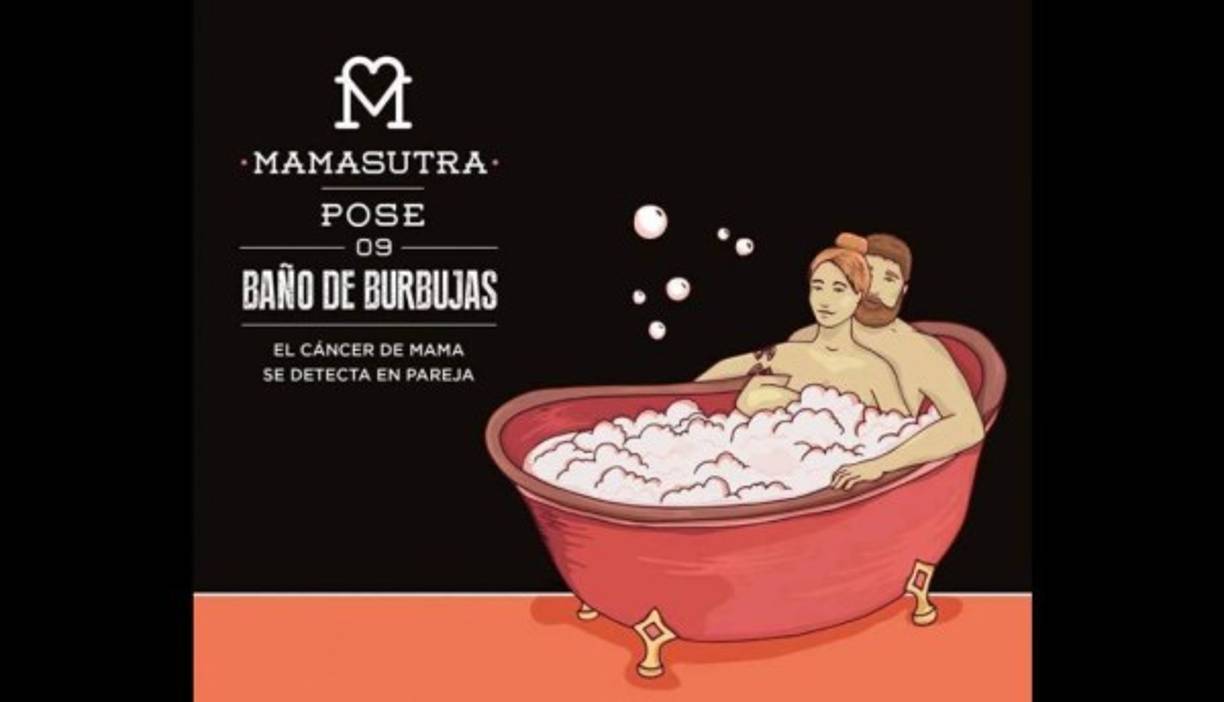 Baño de burbujas: Ese momento de pulcritud y romanticismo que a todas las parejas les llega tarde o temprano, en la tina de burbujas, ahora también podrá aprovecharla para hacer el examen mamario.