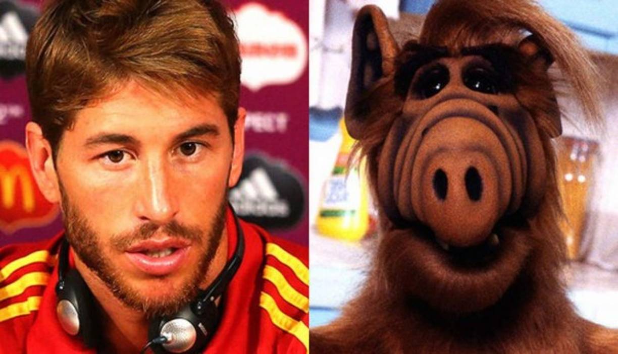 Sergio Ramos es molestado en España con Alf.