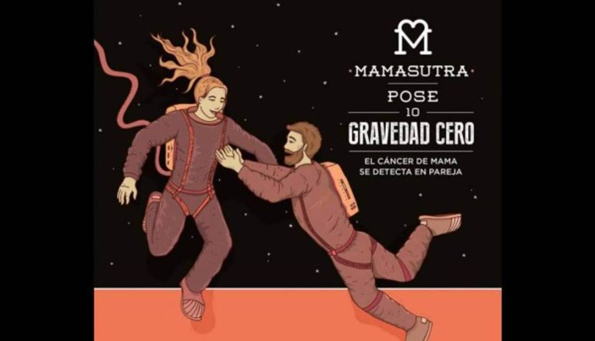 El astronauta: Un manera perfecta para acaricar con delicadeza a su pareja.