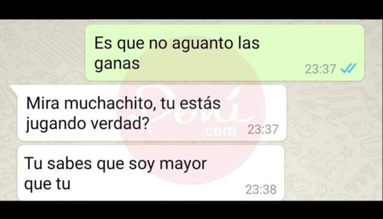 La suegra en un momento le decía que dejara ese juego, que ella era mayor que él.