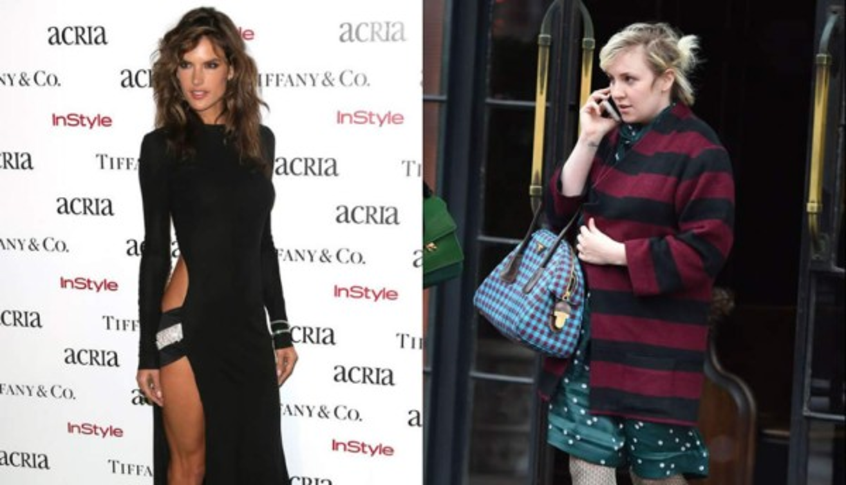 Alessandra Ambrosio no tiene miedo a enseñar más de la cuenta. Lena Dunham necesita urgentemente un peluquero.