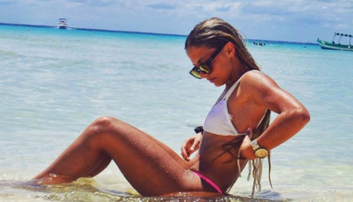 Carolina Calvagani, novia de Tagliafico, defensor de Independiente.