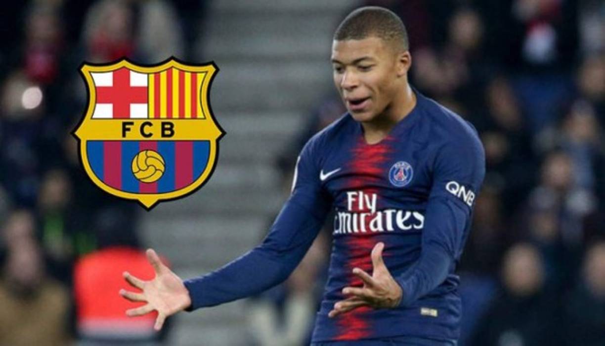 Kylian Mbappé: El joven delantero francés de apenas 20 años de edad es otro de los que desean en Barcelona y aparece en la lista de candidatos para llegar al cuadro culé.