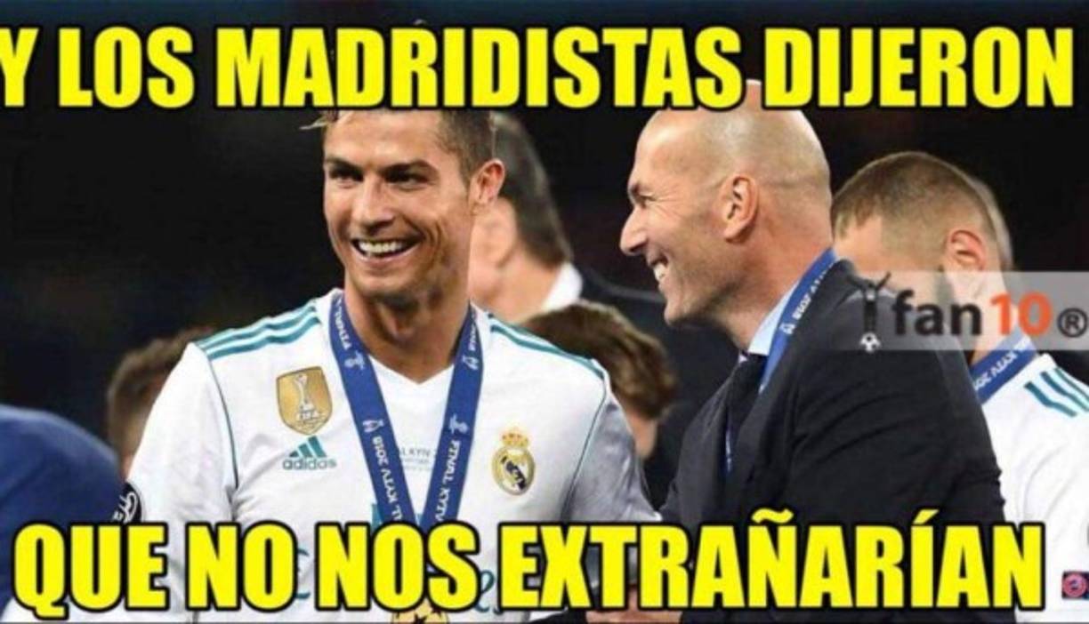 Cristiano Ronaldo y Zidane son extrañados por el madridismo.
