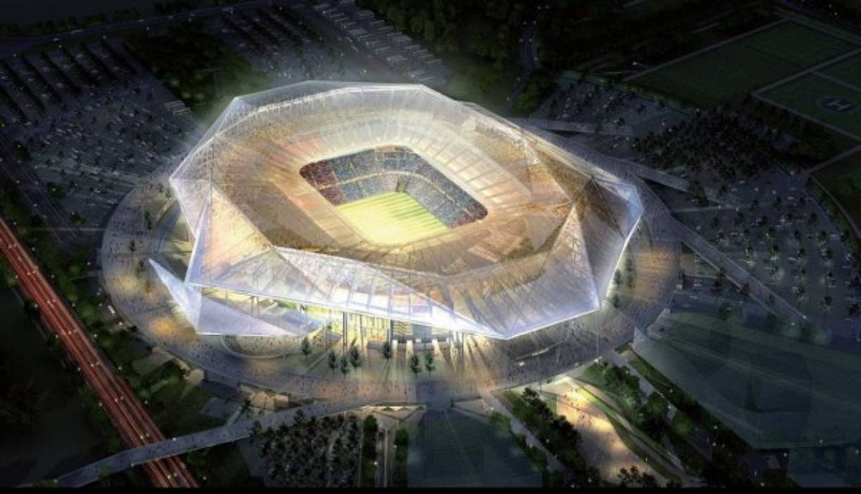 Francia. El Grand Stade será la nueva casa del Olympique de Lyon y debería estar listo en 2013. Tendrá capacidad para 58.328 espectadores.