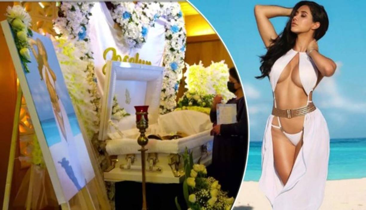 En la ceremonia hay una fotografía de ella que publicó en agosto de 2018.