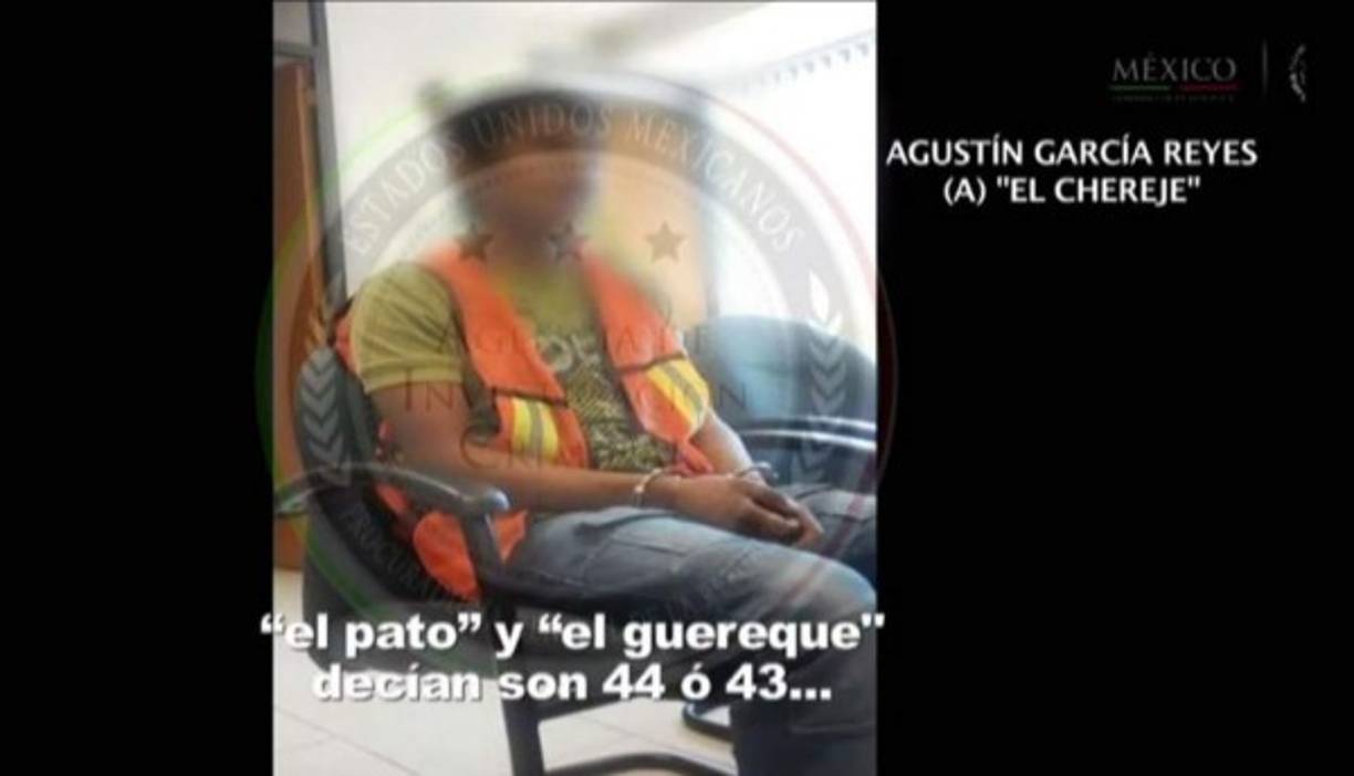 Esta persona es uno de los señalados por desaparición de estudiantes de Ayotzinapa , México.