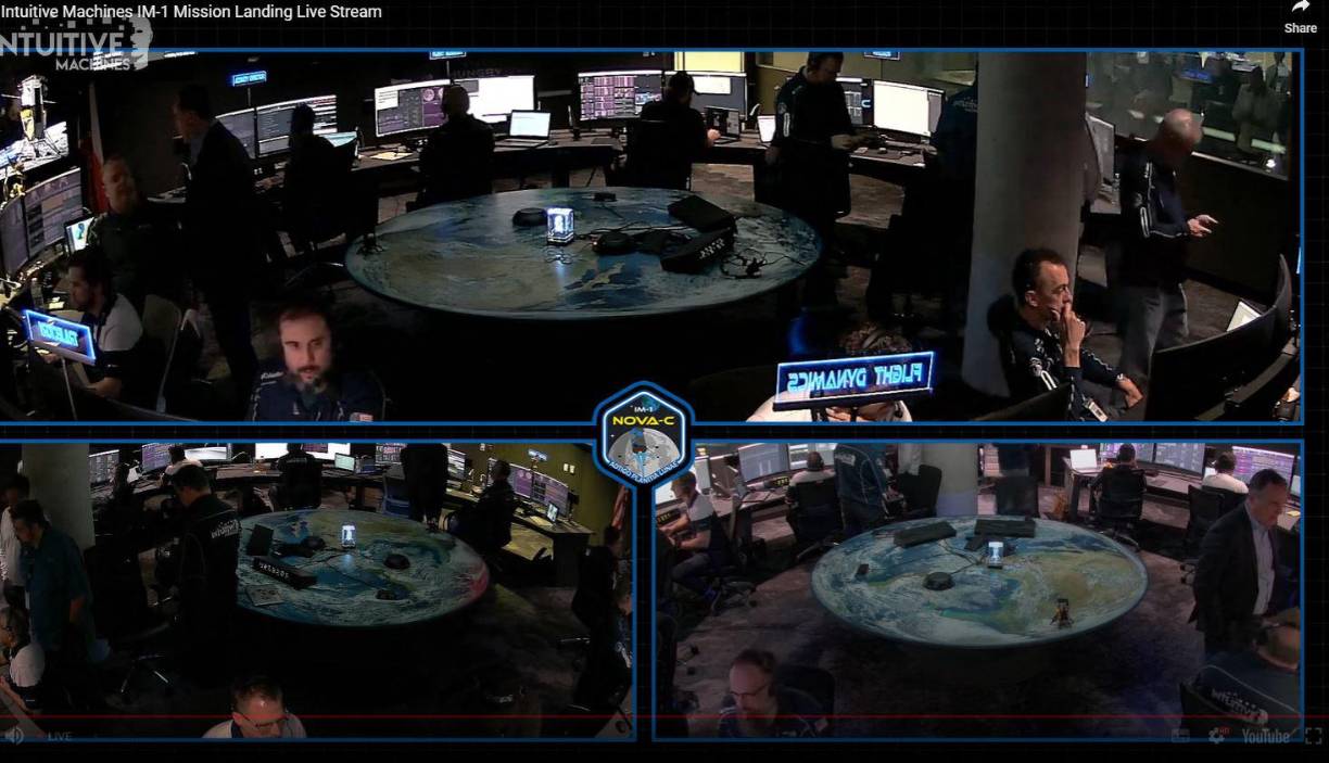 El alunizaje fue también un gran éxito para la NASA, que firmó un contrato de 118 millones de dólares con Intuitive Machines para transportar seis instrumentos científicos en esta misión, bautizada IM-1.