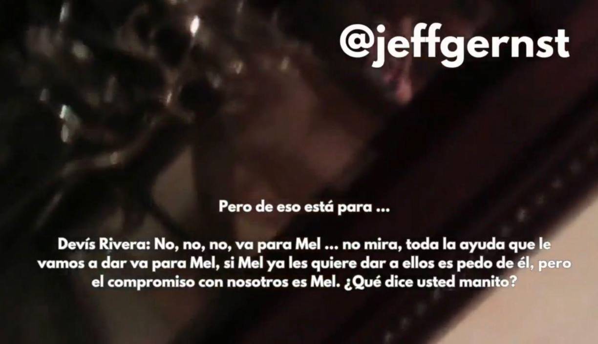 Hubo un momento en el Devis Rivera, líder del cártel ‘Los Cachiro’, dijo a los demás narcos que “...toda la ayuda que le vamos a dar va para Mel, si Mel ya les quiere dar a ellos es pedo de él”. 