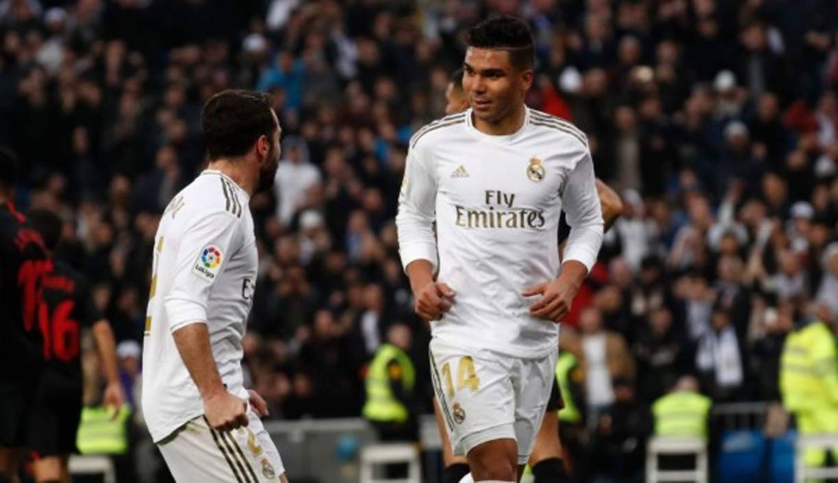 Casemiro fue la figura del encuentro al marcar un doblete.