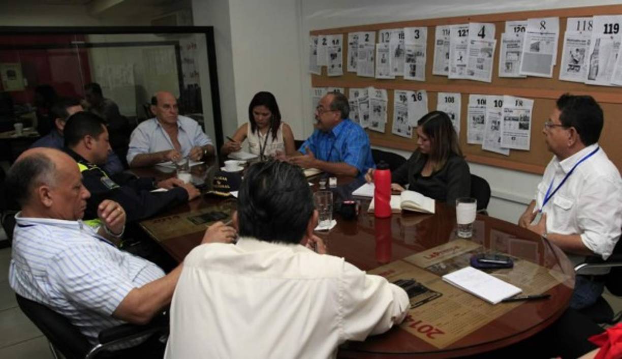 Carlos Andonie en una visita a LA PRENSA.