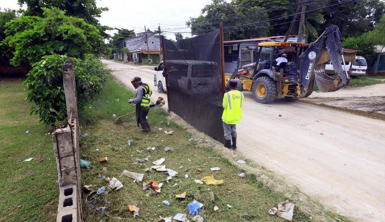 Mientras que las cuadrillas de la Gerencia de Ambiente y Participación Ciudadana se encargaron de limpiar las áreas verdes. A su vez, la Gerencia de Infraestructura trabajó en la reparación de calles y accesos de la colonia.