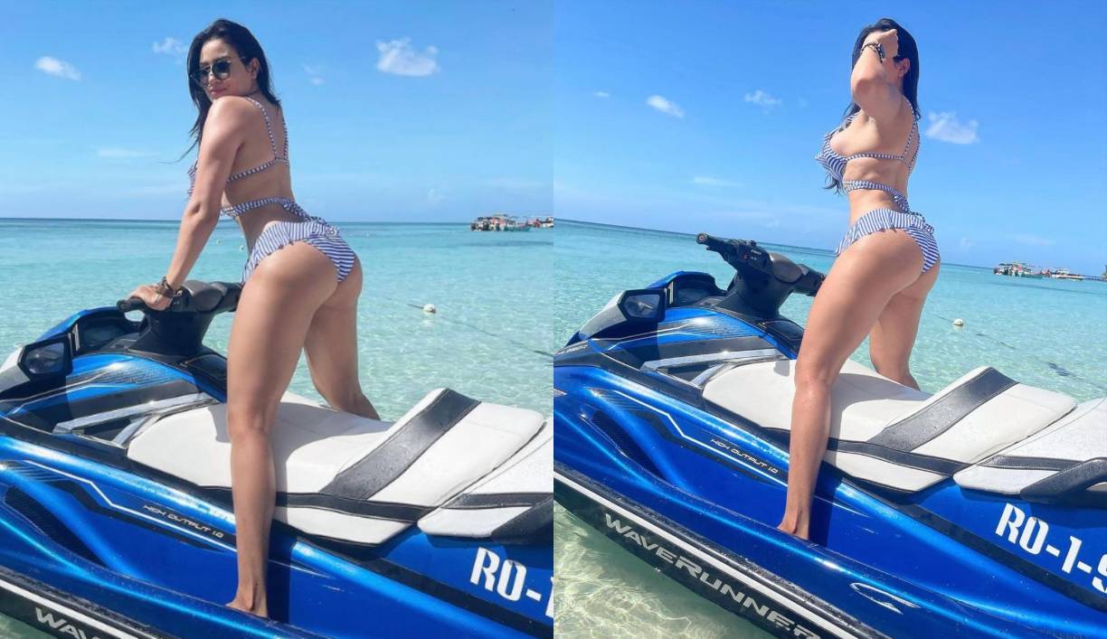 Y es que la colaboradora de QHubo TV ha presumido su belleza y cuerpazo durante el Feriado Morazánico 2021.