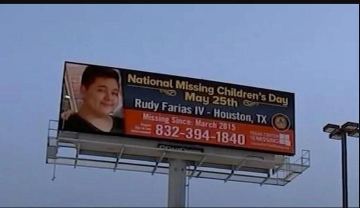 De acuerdo a las investigaciones, Rudolph (Rudy) Farias IV, apareció un día después de ser reportado como desaparecido. 