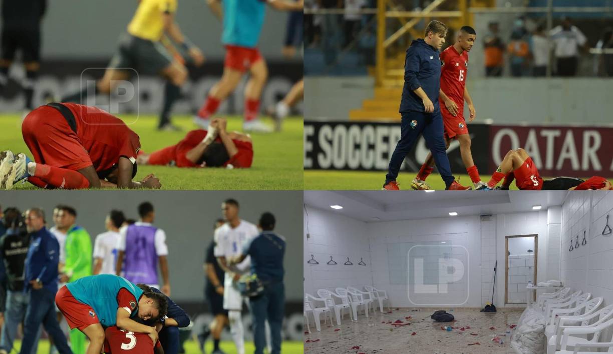 La Selección de Panamá perdió 2-1 ante Honduras y como consecuencia se quedó sin poder clasificar al Mundial Sub-20 y los Juegos Olímpicos. Tras el final del juego, la tristeza se apoderó de los seleccionados e inclusive dejaron un caos en los camerinos del estadio Morazán.