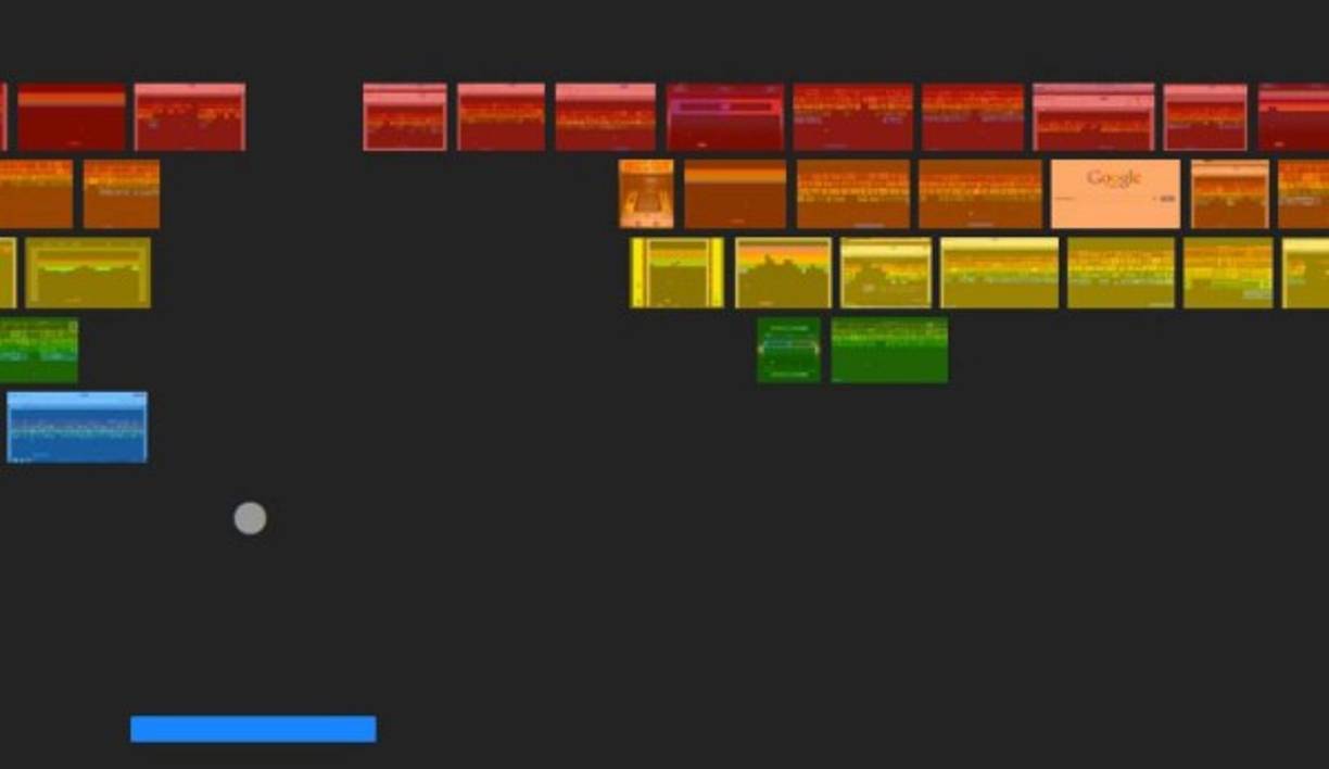 BREAKOUT<br/>Inspirado en uno de los primeros juegos creados por la legendaría compañía Atari, puedes jugar una versión de este juego escribiendo la frase 'Atari breakout' desde la página de búsqueda de imágenes de Google.