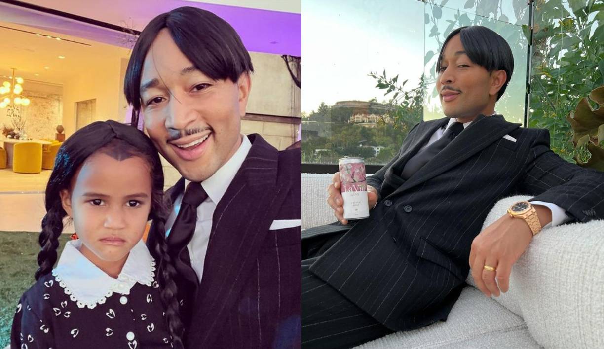El cantante John Legend como Gómez, de La Familia Addams.