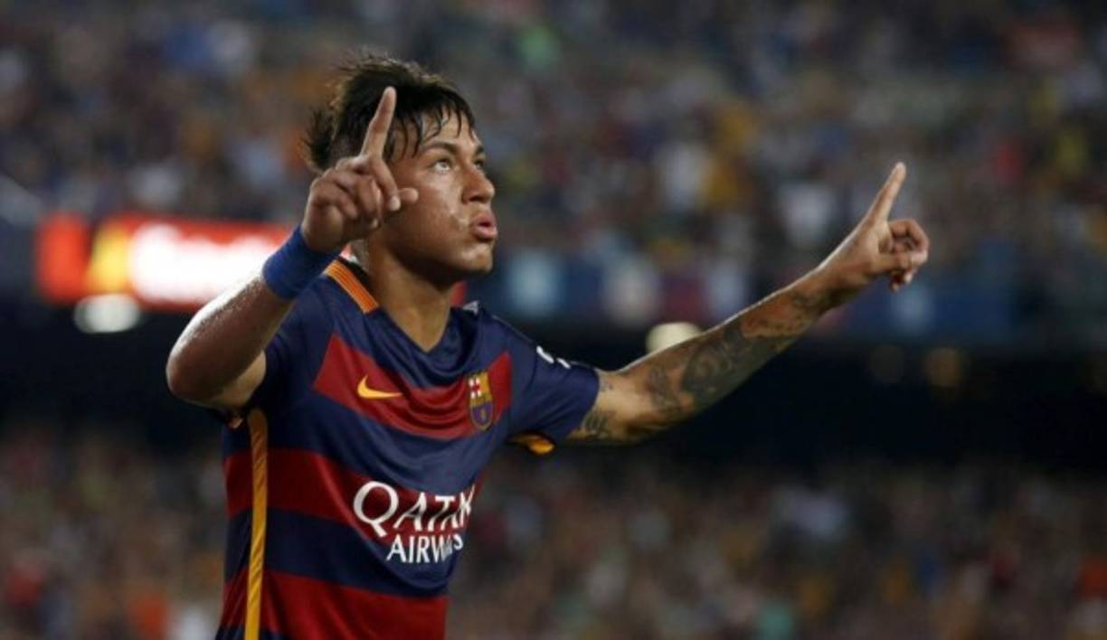 El crack brasileño Neymar (Barcelona):16 goles / 32 puntos.