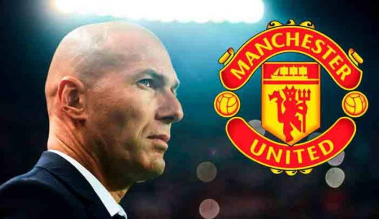 Bombazo. Zinedine Zidane, exentrenador del Real Madrid, llegaría como recambio de Mourinho en el Manchester United e inclusive la prensa de Inglaterra ha revelado los primeros cracks que hará llegar al cuadro inglés. FOTOS AFP.
