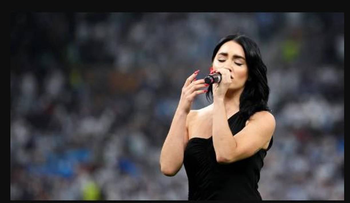 Lali, quien fue la encargada de cantar el himno de Argentina en la final, dijo que ella no se percató de lo sucedido.